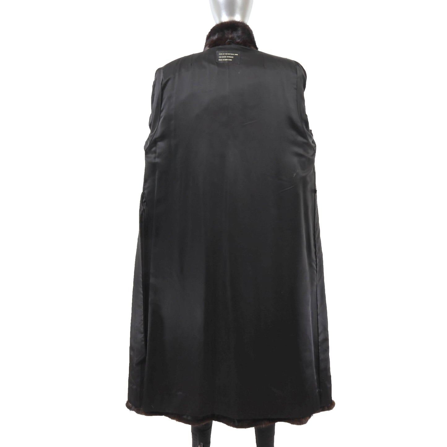 Brown Mink Coat- Size M