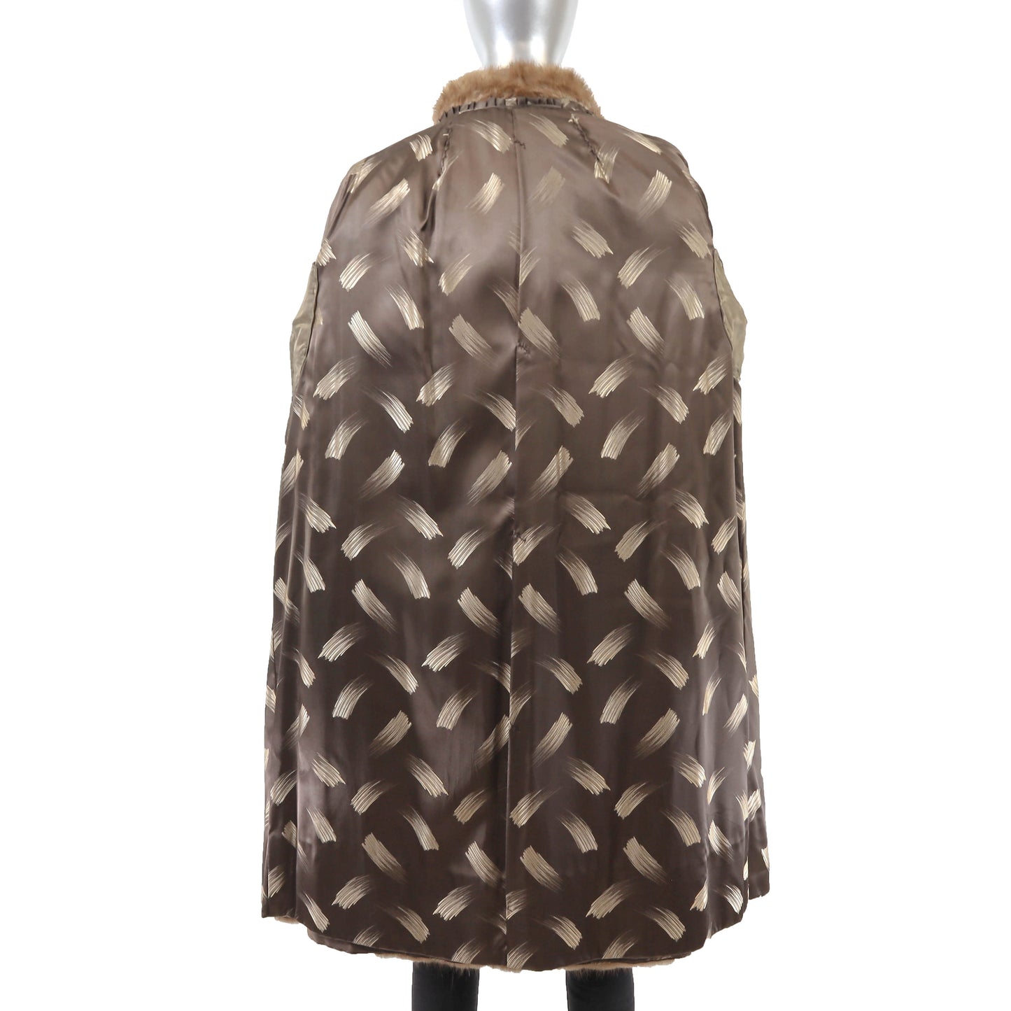 Light Brown Mink Coat- Size M-L