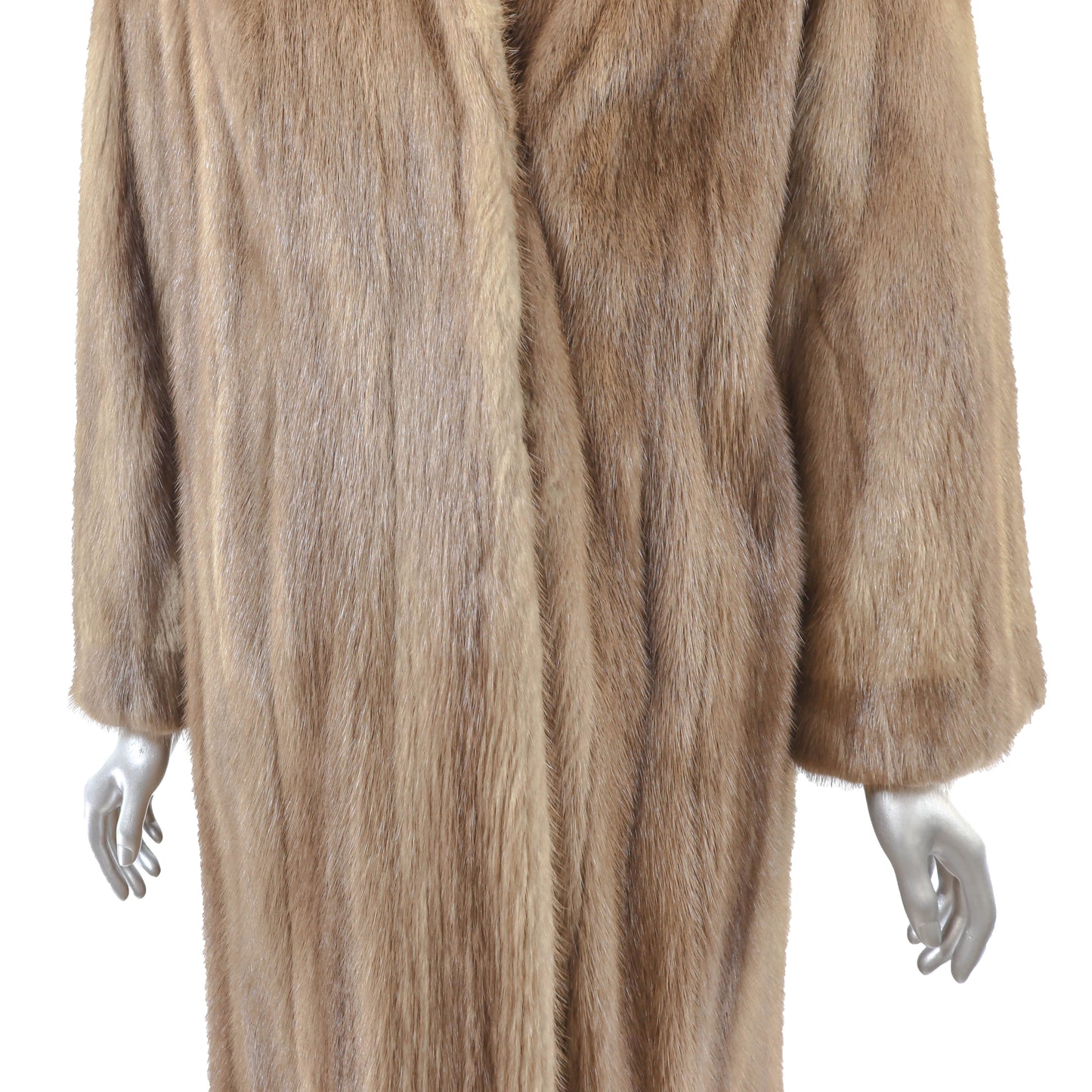Light Brown Mink Coat- Size M-L