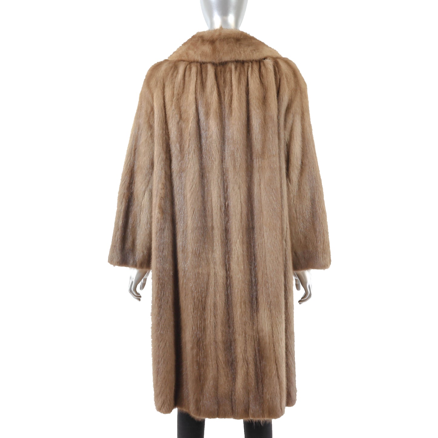 Light Brown Mink Coat- Size M-L