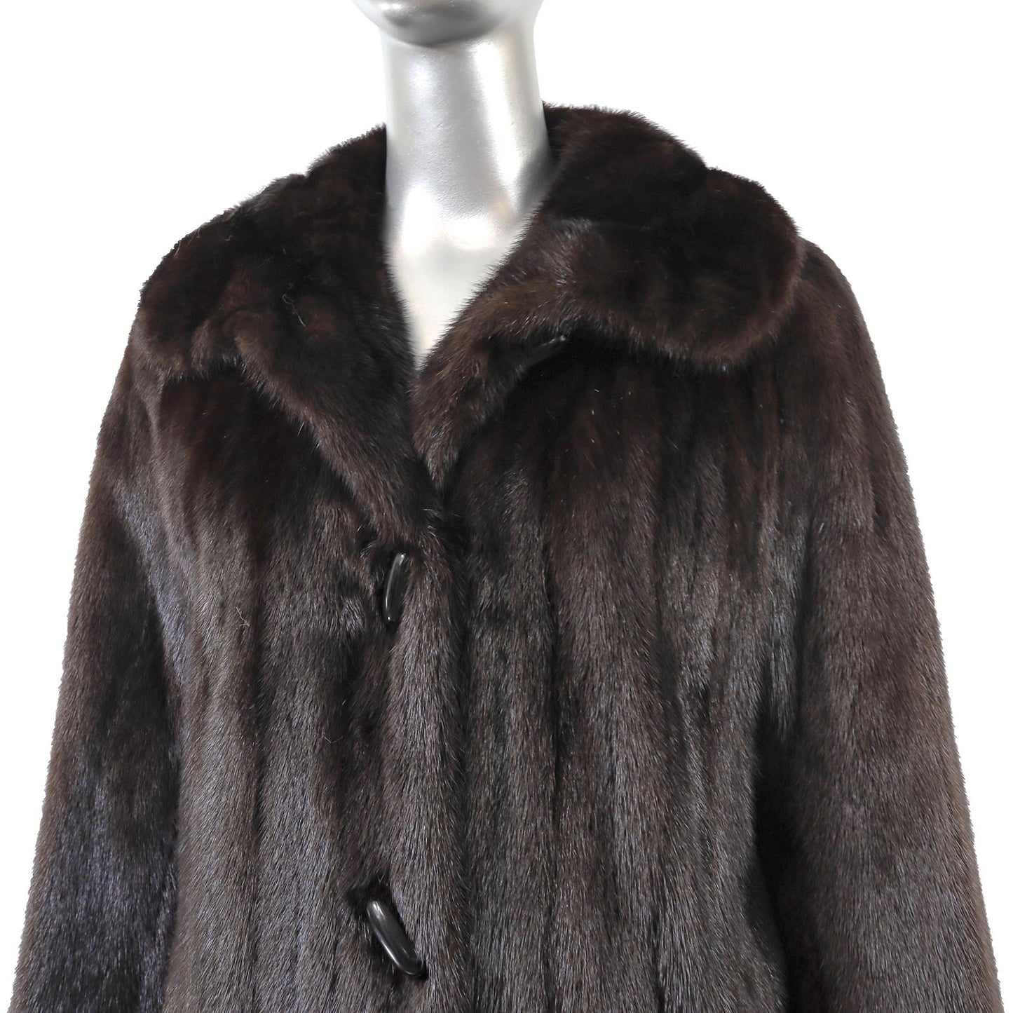 Christian Dior Black Mink 3/4 Coat- Size M