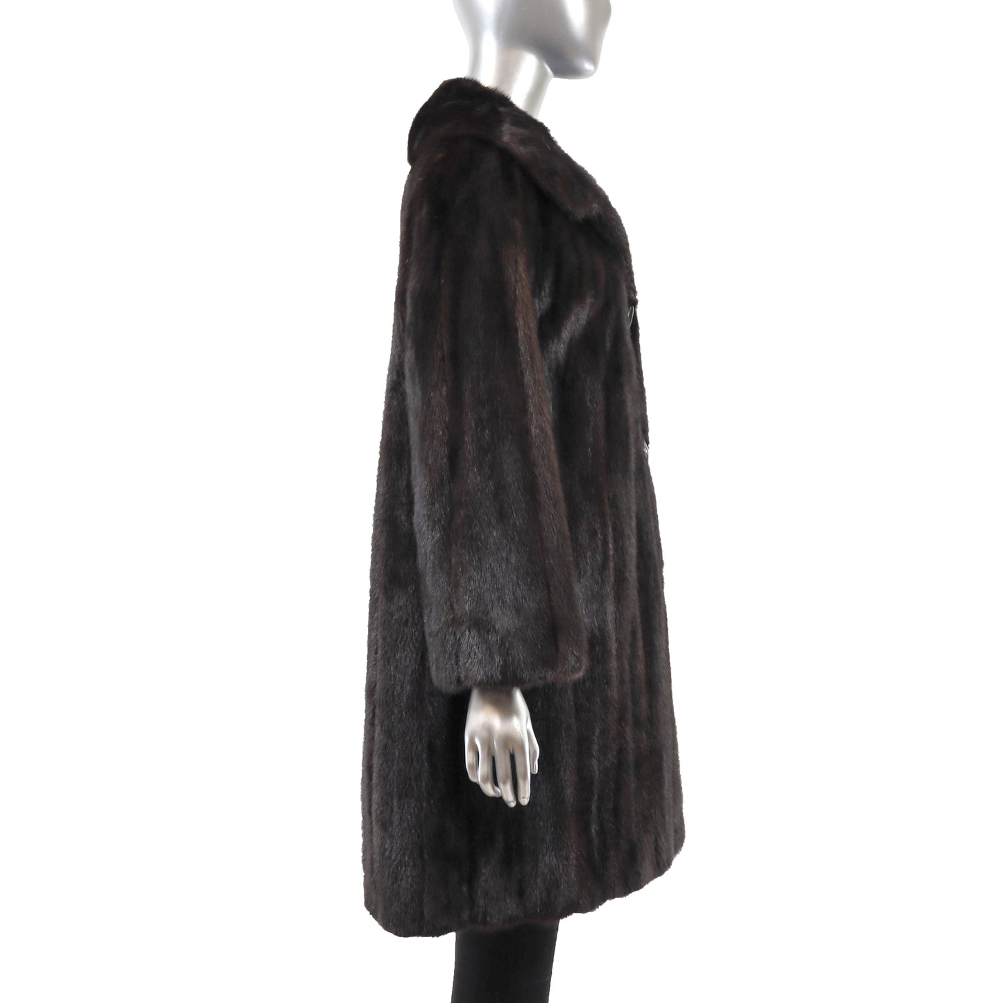 Christian Dior Black Mink 3/4 Coat- Size M