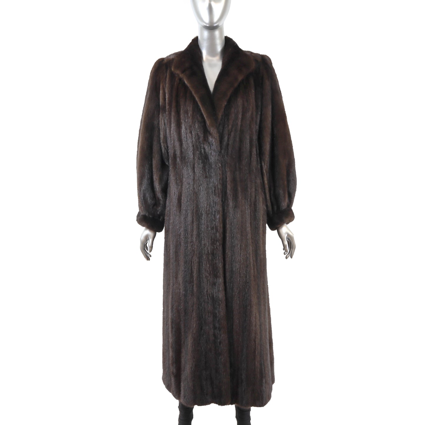 Brown Mink Coat- Size L