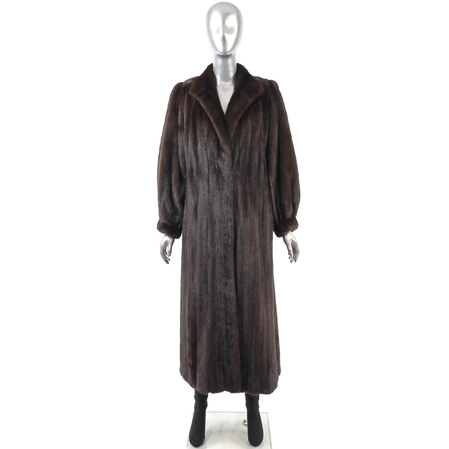 Brown Mink Coat- Size L