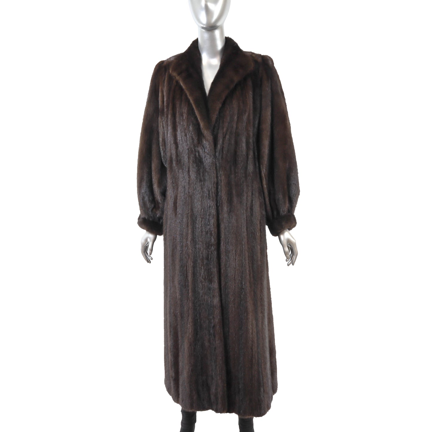 Brown Mink Coat- Size L