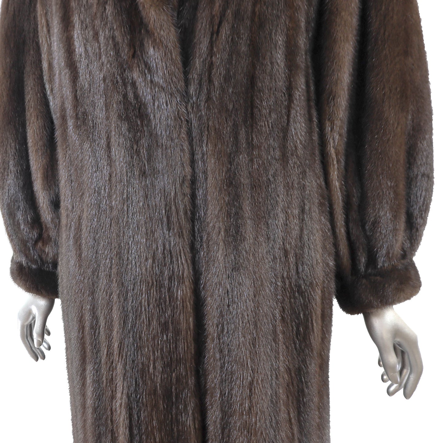 Brown Mink Coat- Size L