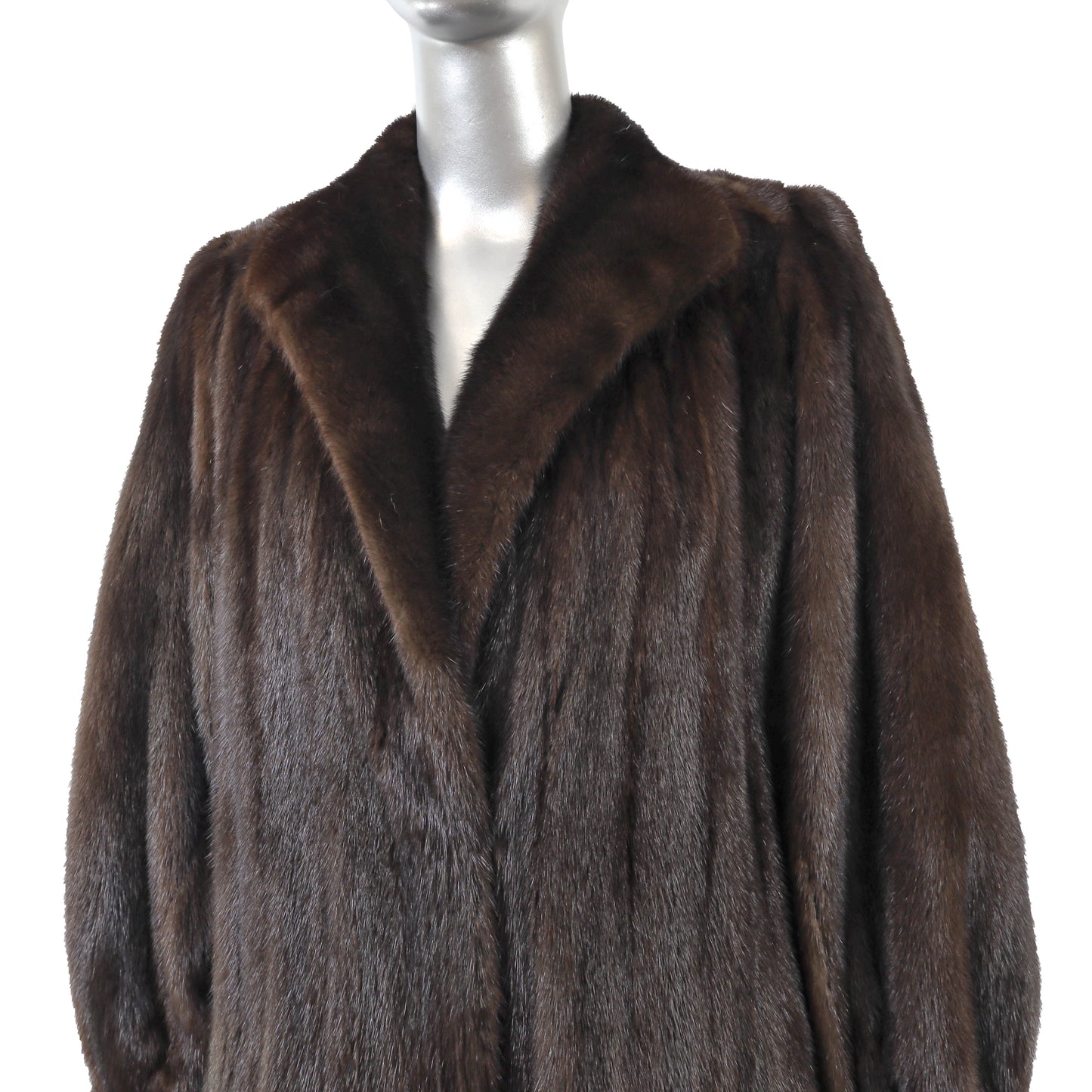 Brown Mink Coat- Size L