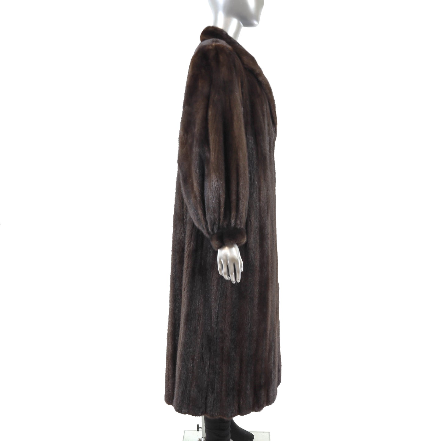 Brown Mink Coat- Size L
