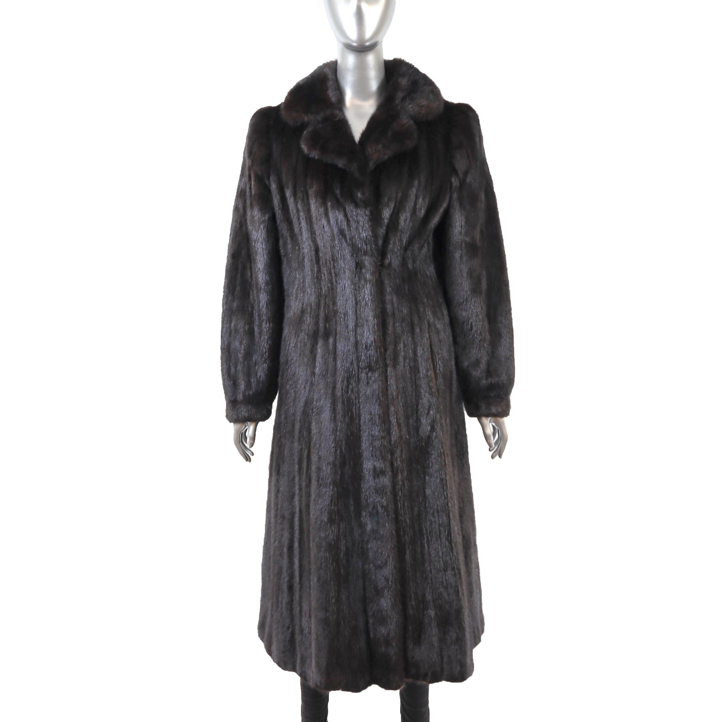 Dark Brown Mink Coat- Size S