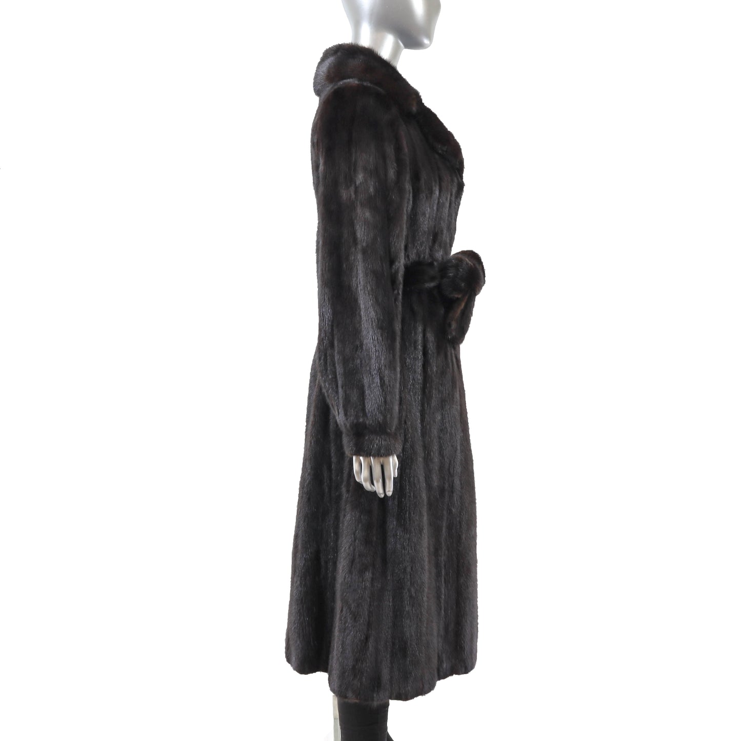 Dark Brown Mink Coat- Size S