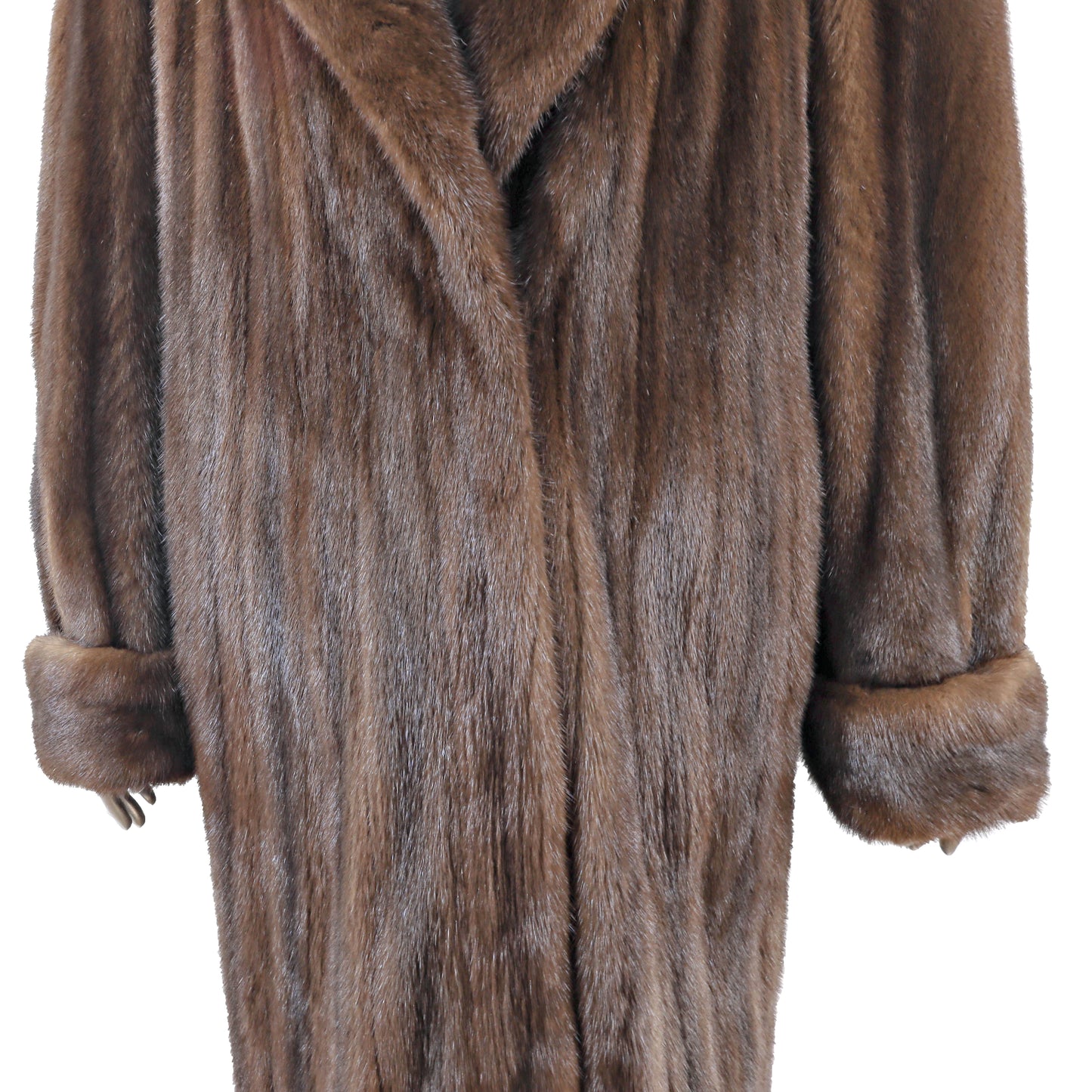 Brown Mink Coat- Size XL
