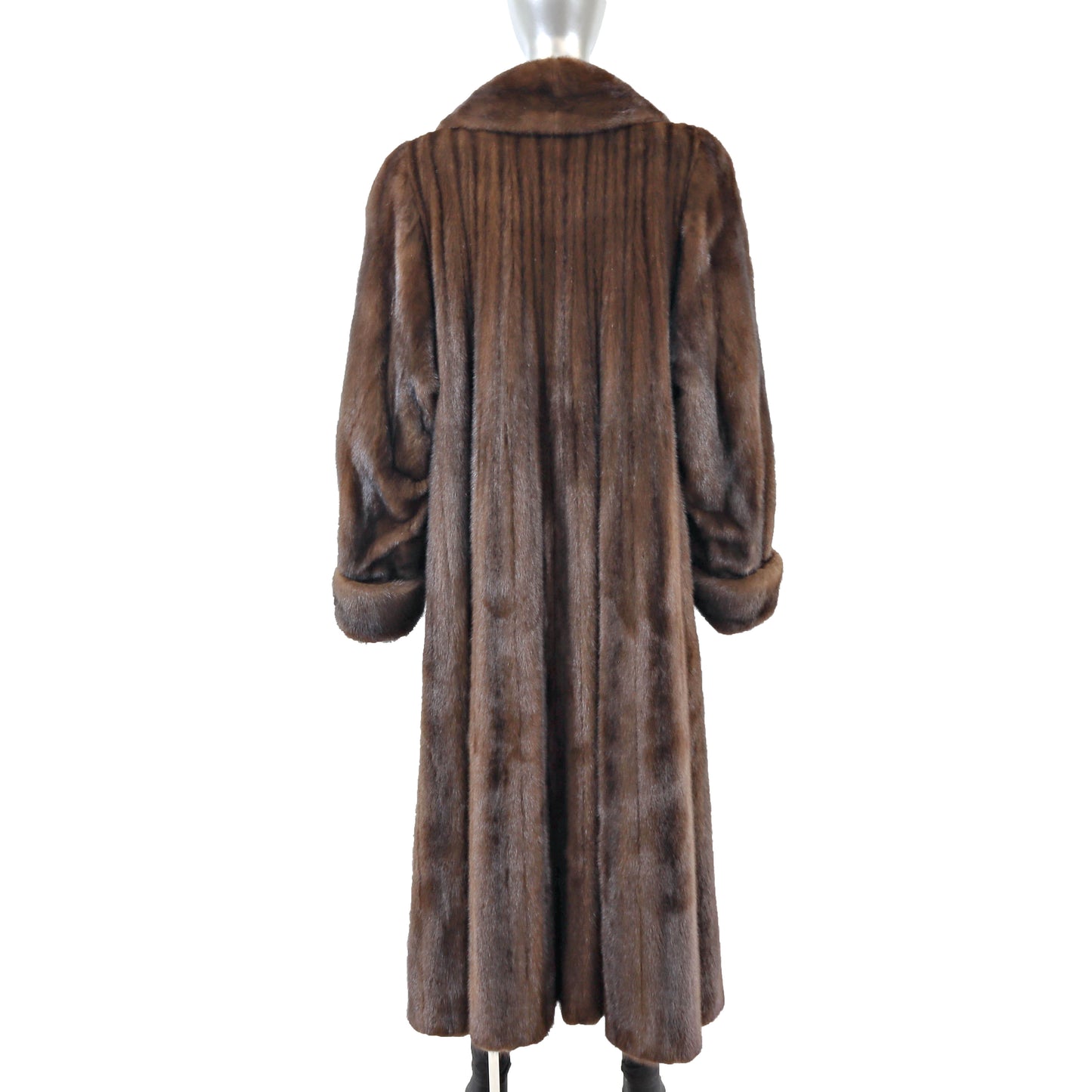 Brown Mink Coat- Size XL