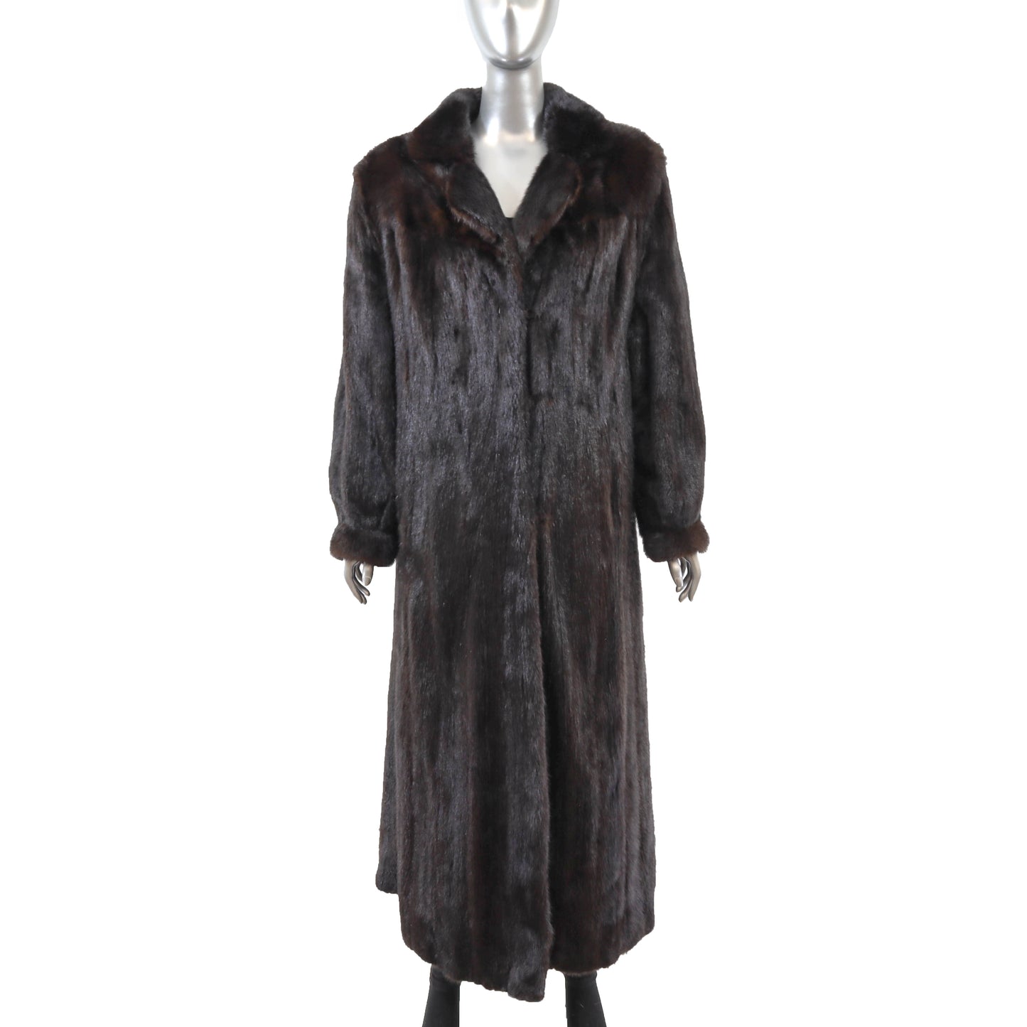 Dark Brown Mink Coat- Size M
