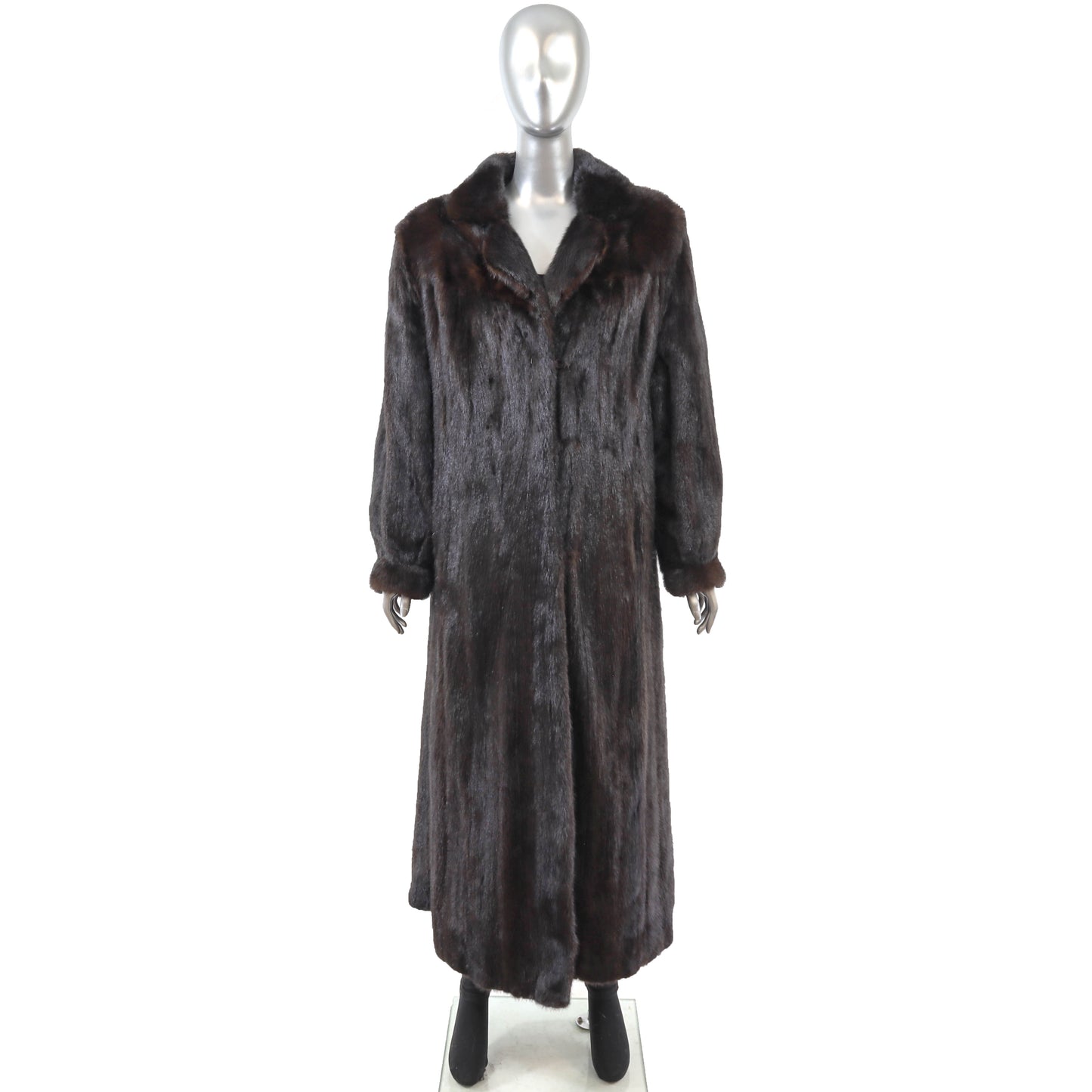 Dark Brown Mink Coat- Size M
