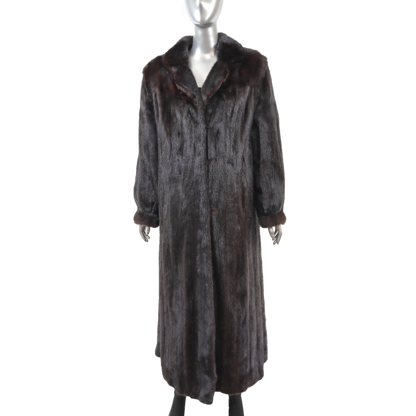 Dark Brown Mink Coat- Size M