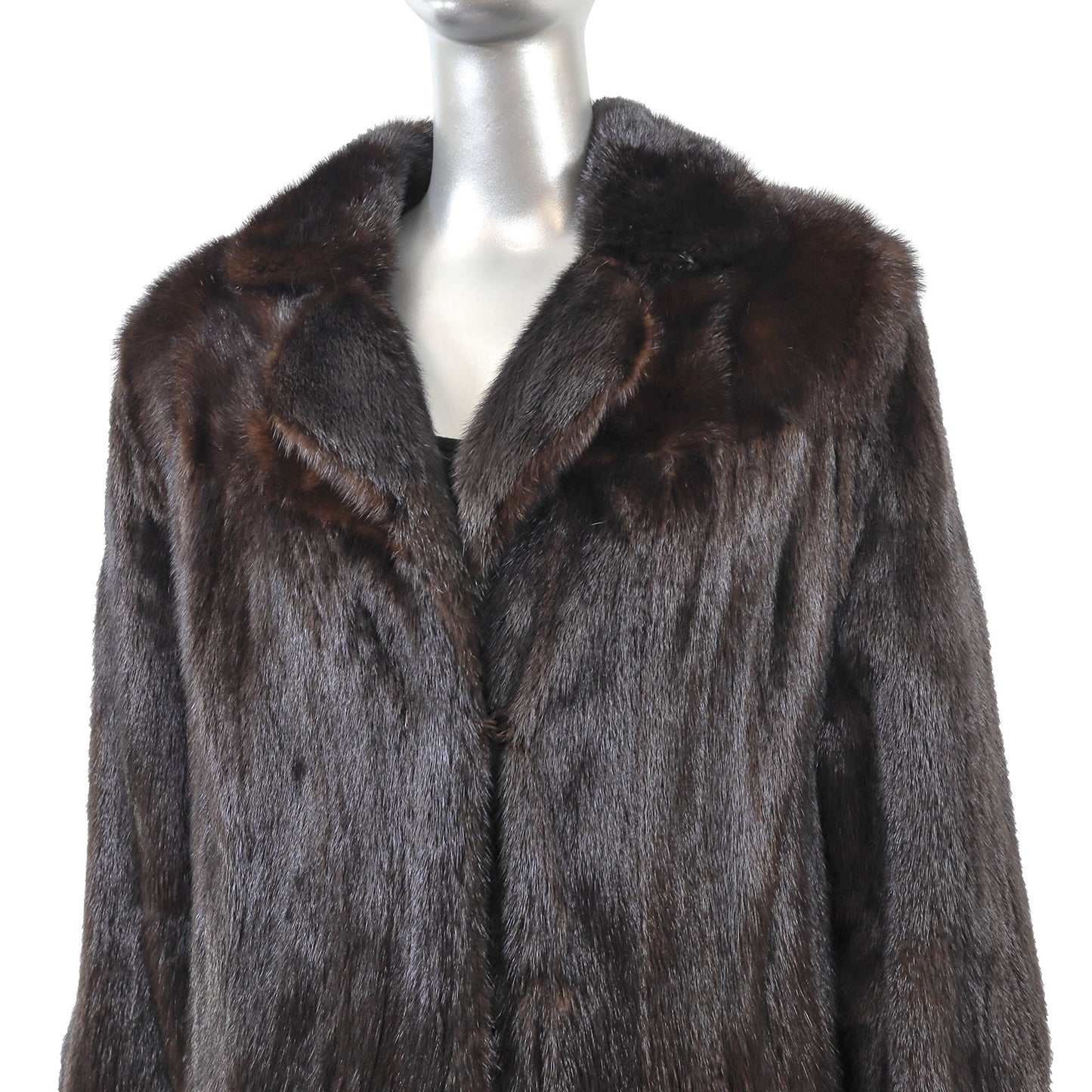 Dark Brown Mink Coat- Size M