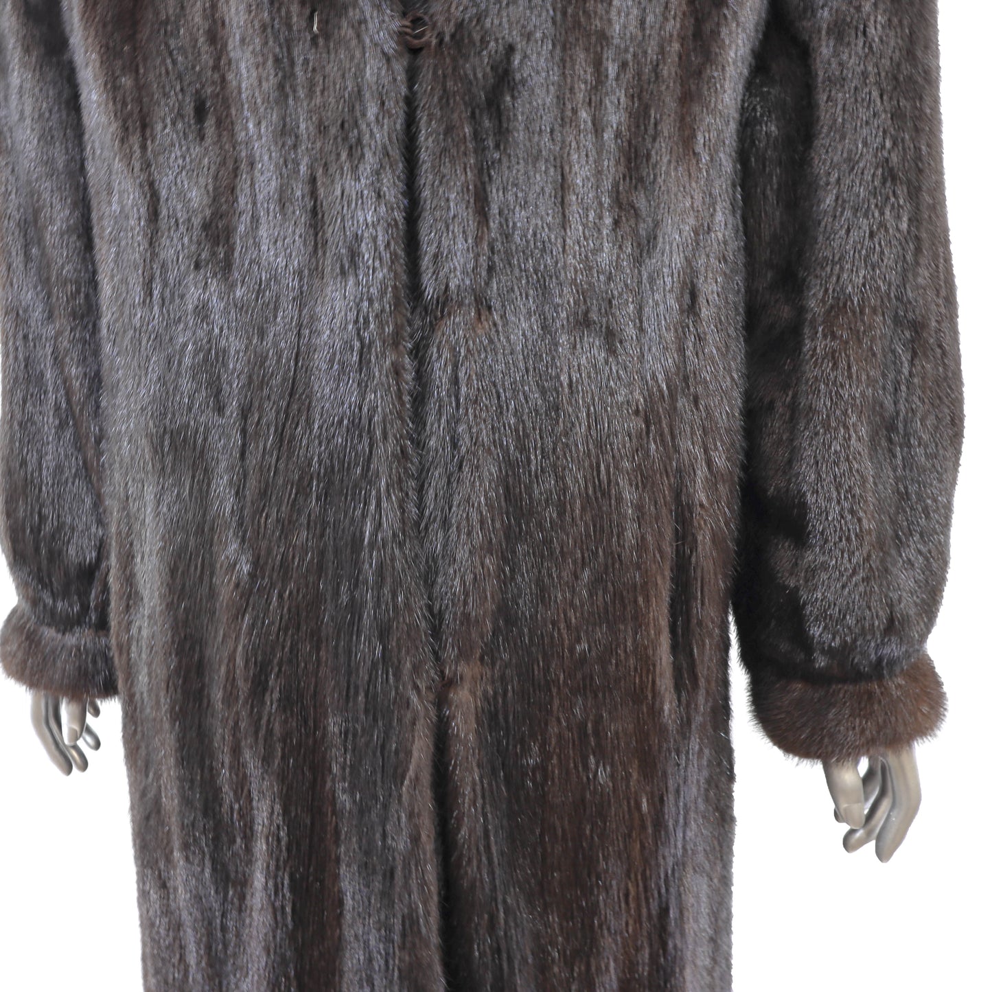 Dark Brown Mink Coat- Size M