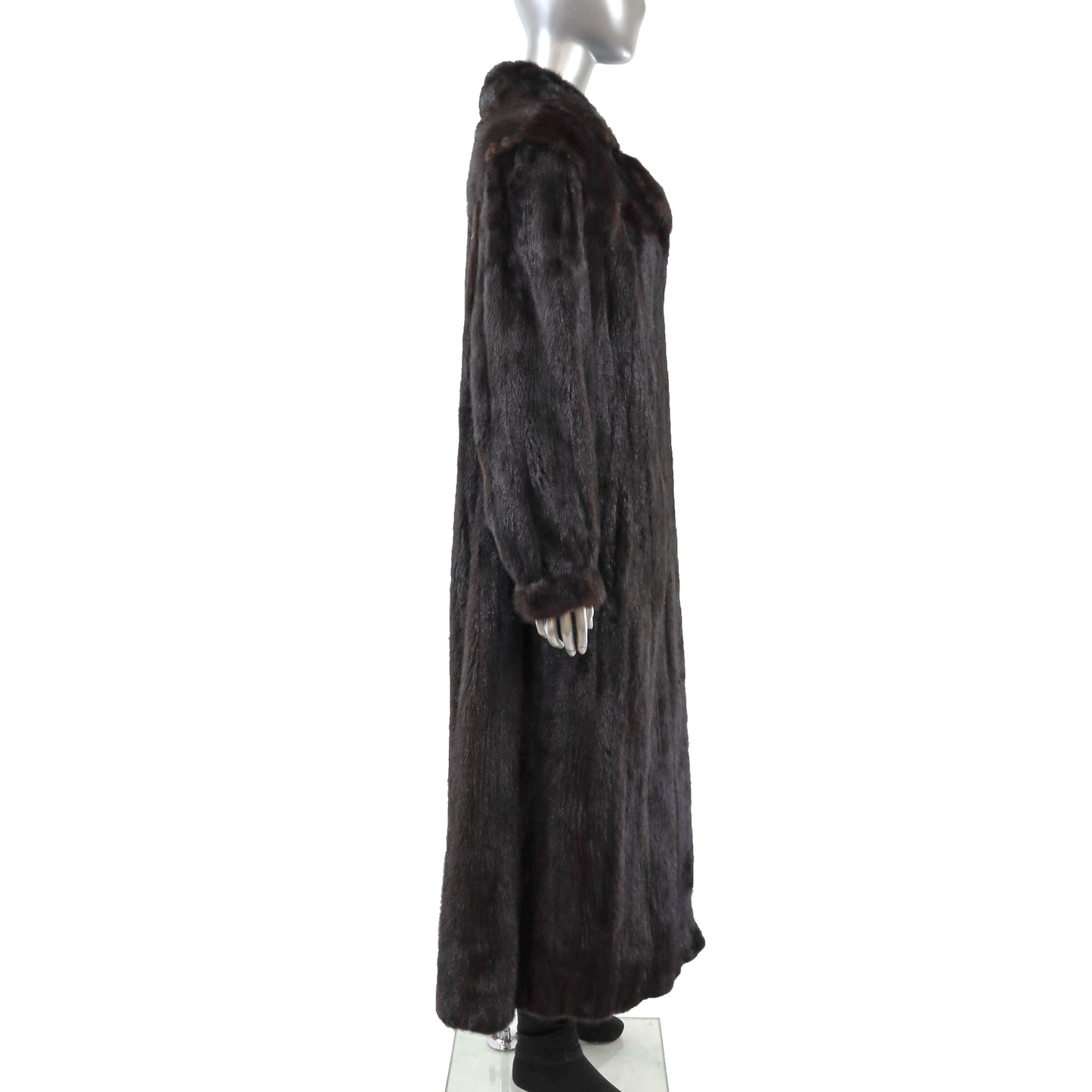 Dark Brown Mink Coat- Size M
