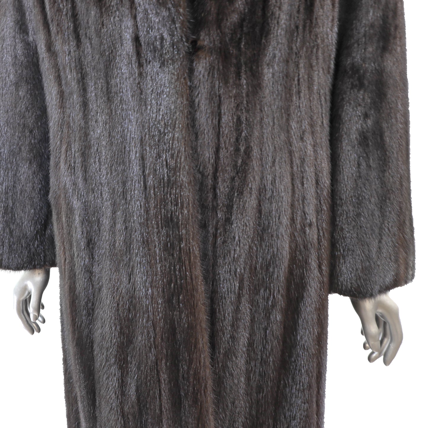 Black Mink Coat- Size M