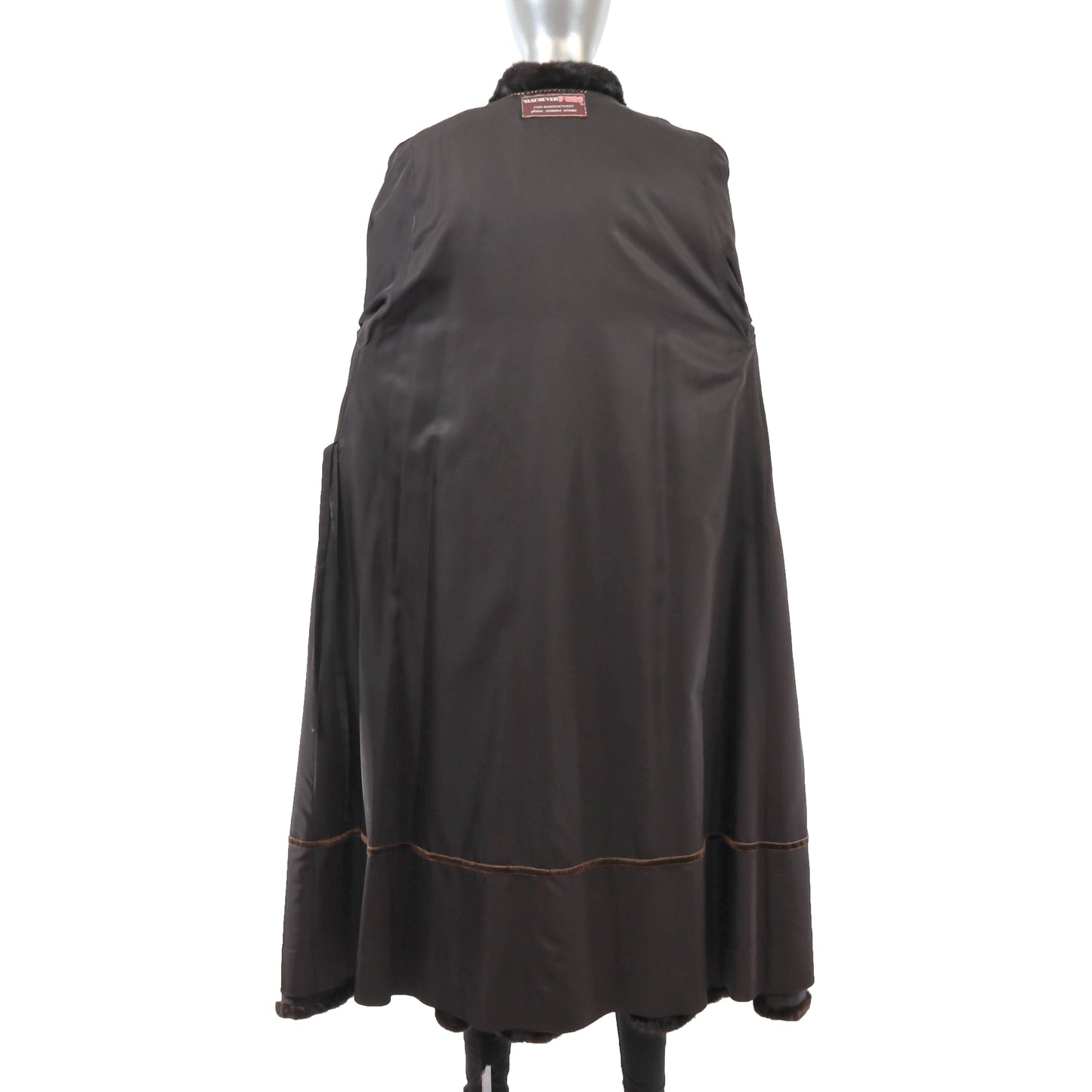 Black Mink Coat- Size L