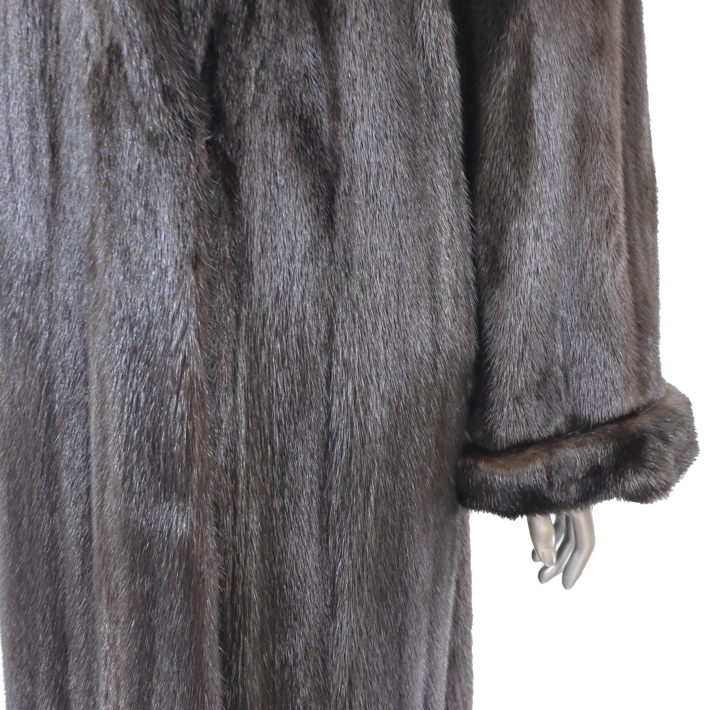 Black Mink Coat- Size L