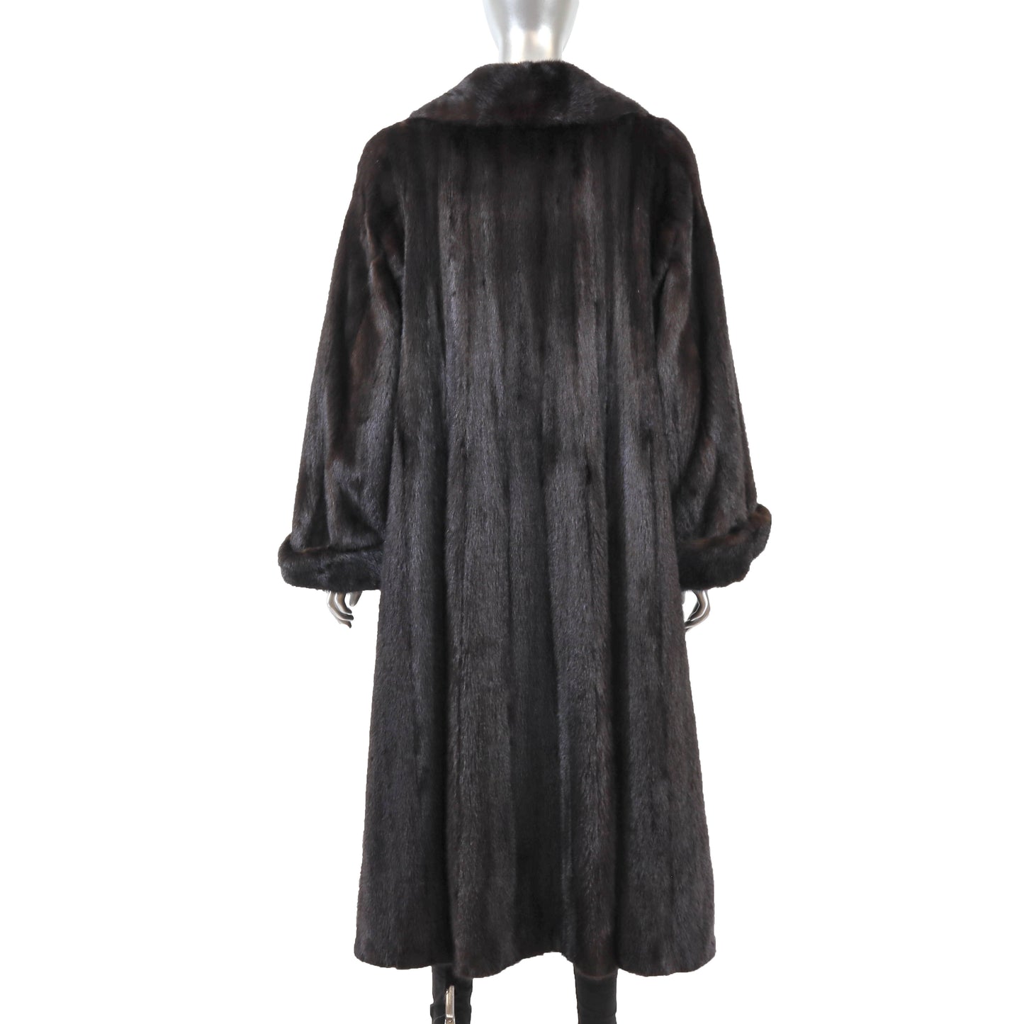 Black Mink Coat- Size L