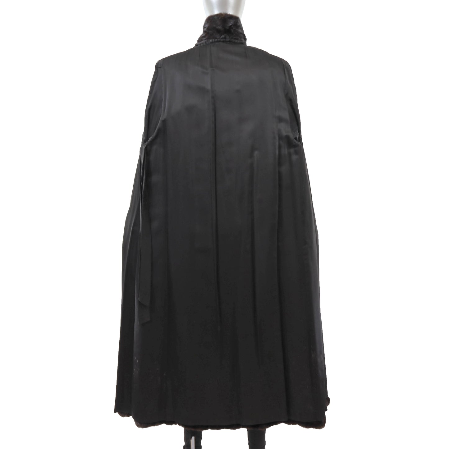 Black Mink Coat- Size M