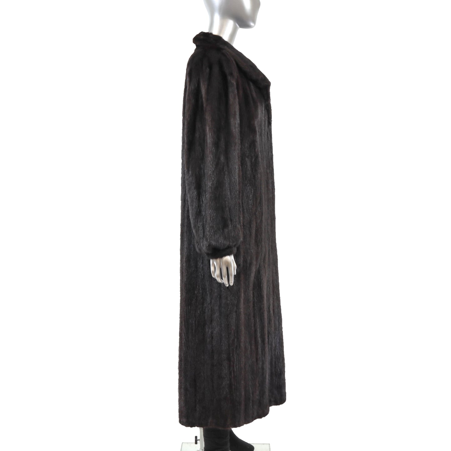 Black Mink Coat- Size M