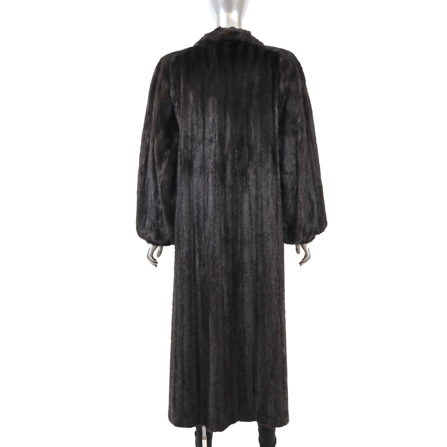 Black Mink Coat- Size M