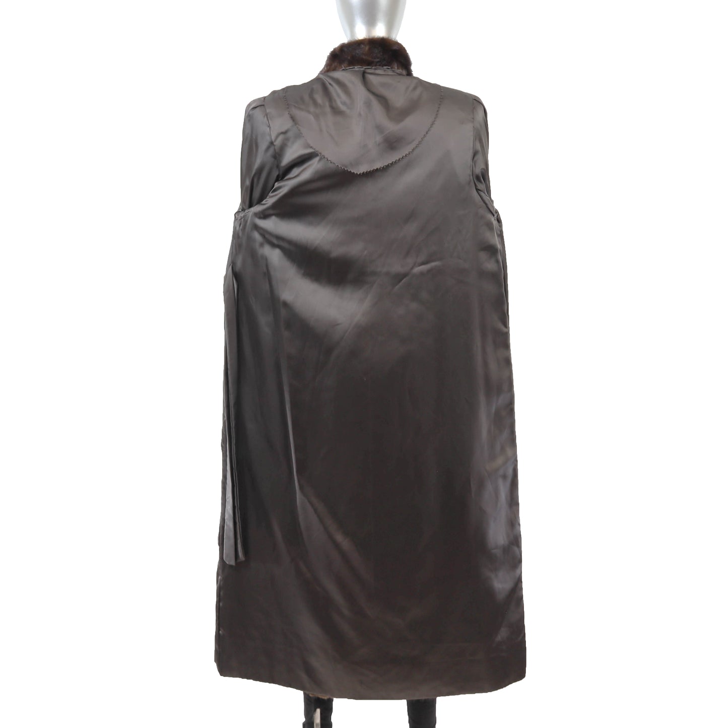 Brown Mink Coat- Size M