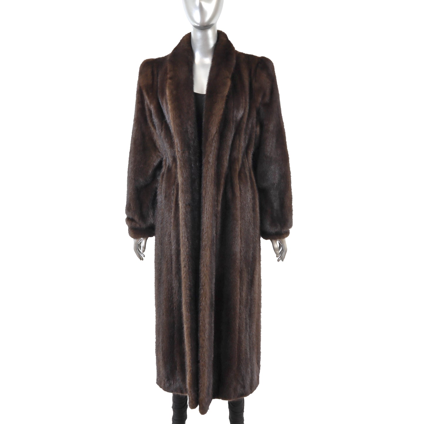 Brown Mink Coat- Size M