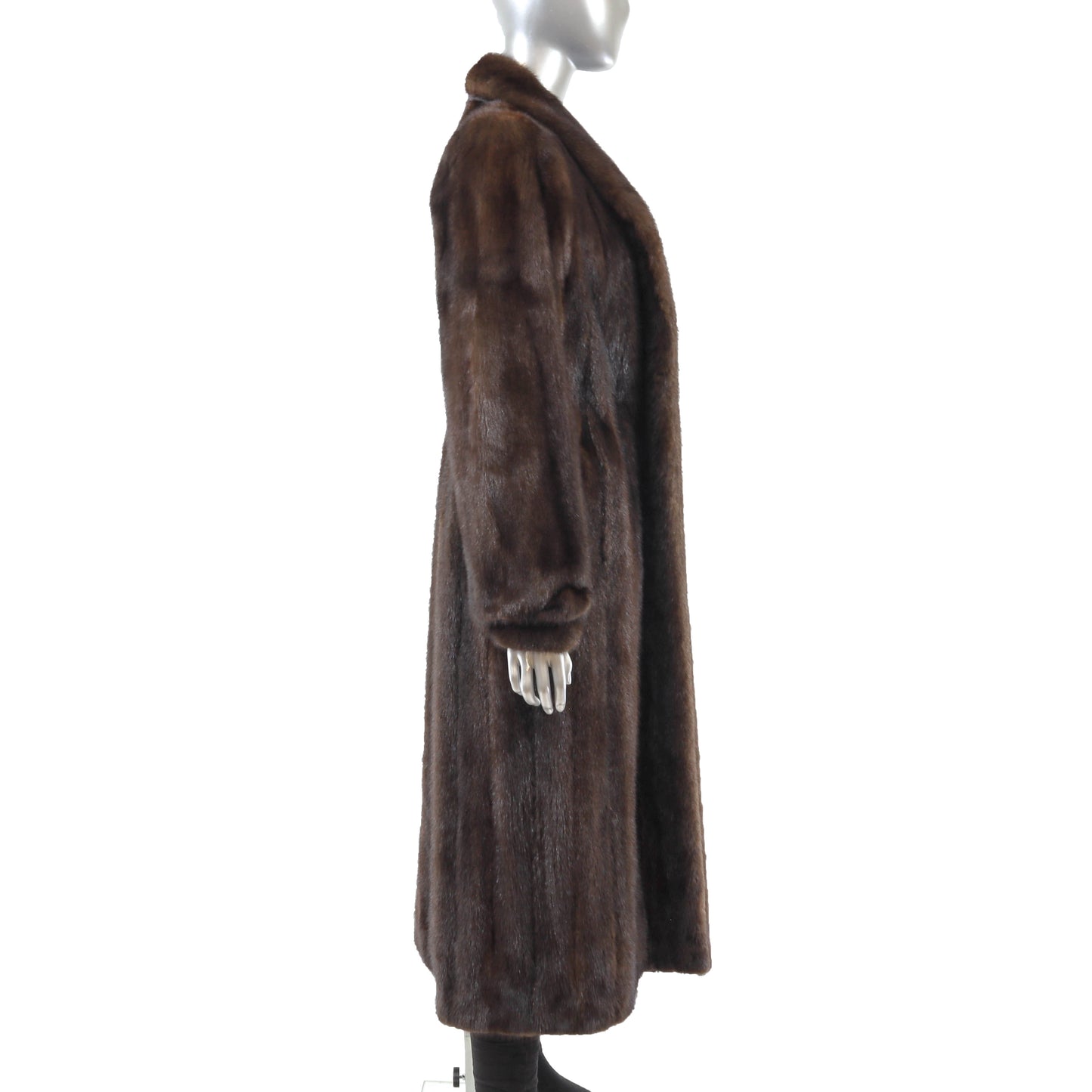 Brown Mink Coat- Size M