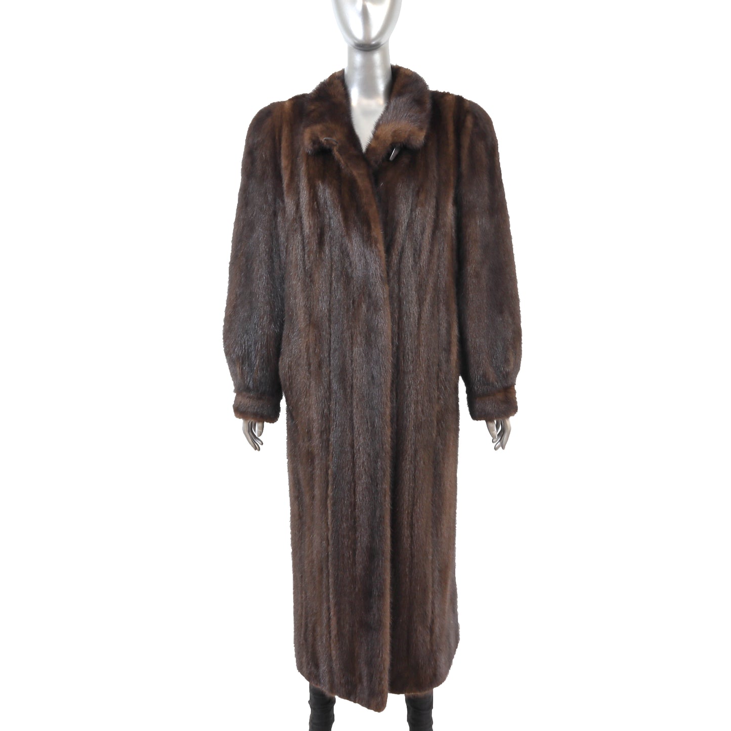 Brown Mink Coat- Size M