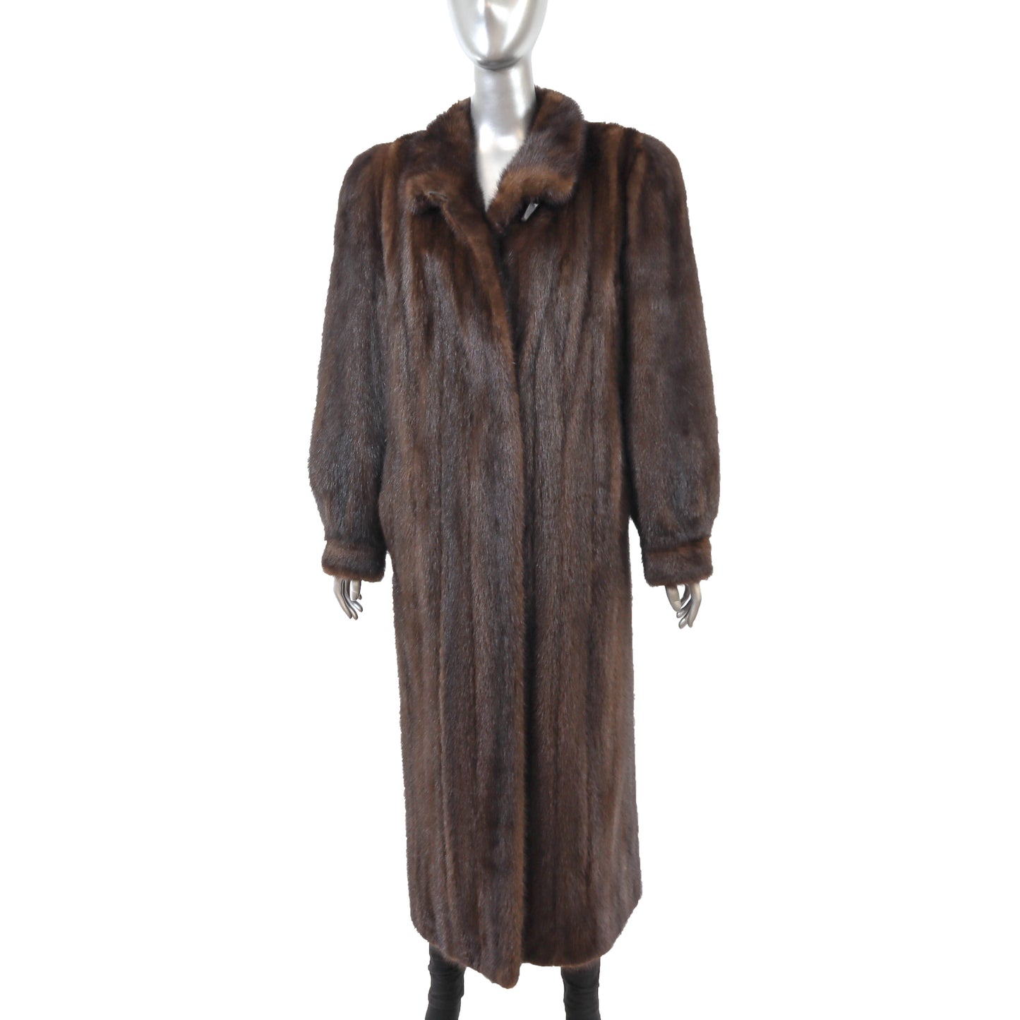 Brown Mink Coat- Size M