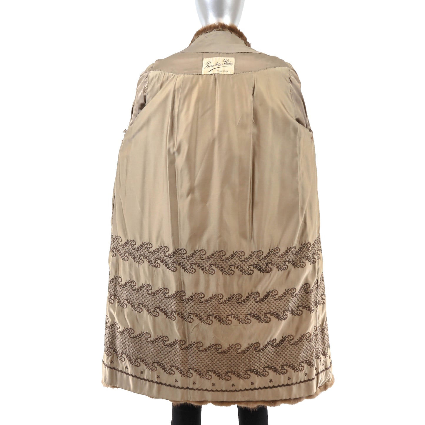 Light Brown Mink Coat- Size XL