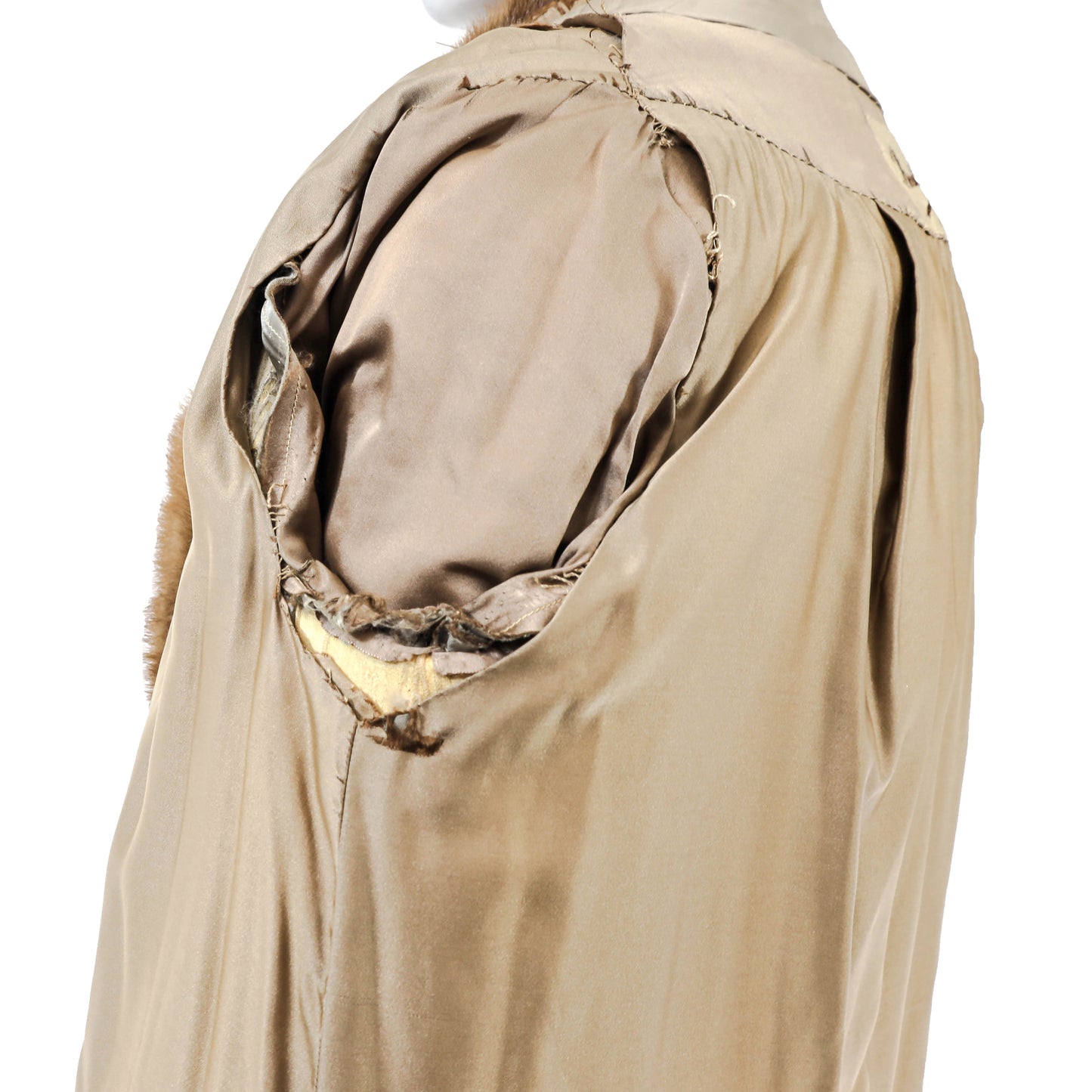 Light Brown Mink Coat- Size XL