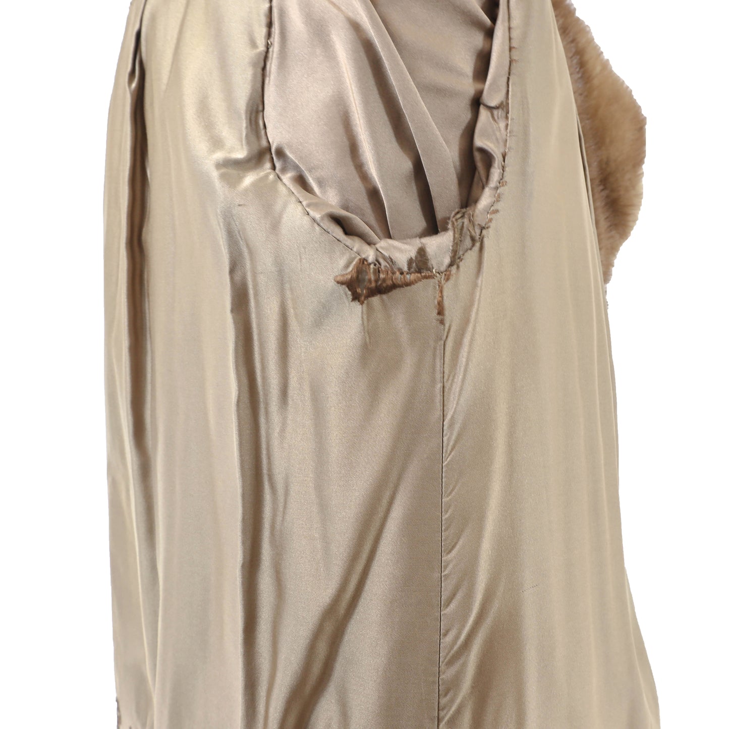 Light Brown Mink Coat- Size XL
