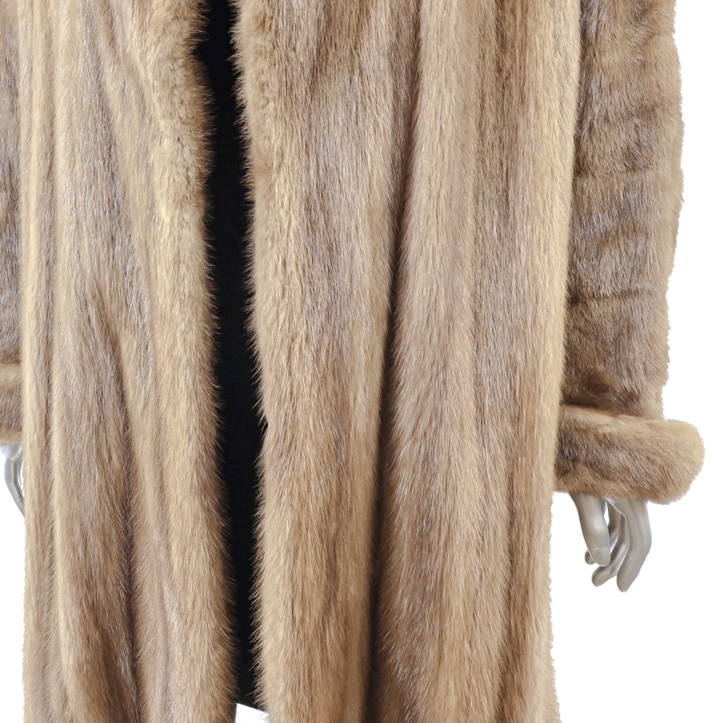Light Brown Mink Coat- Size XL
