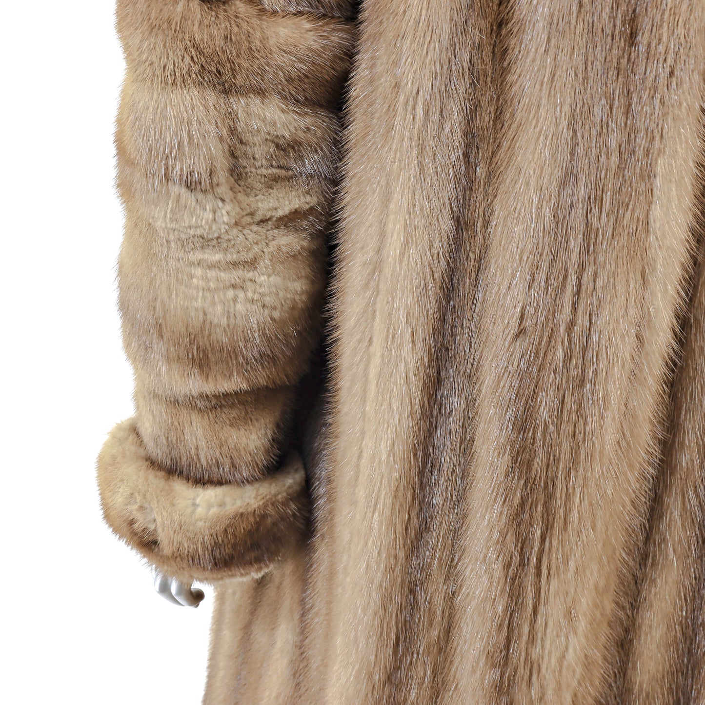 Light Brown Mink Coat- Size XL