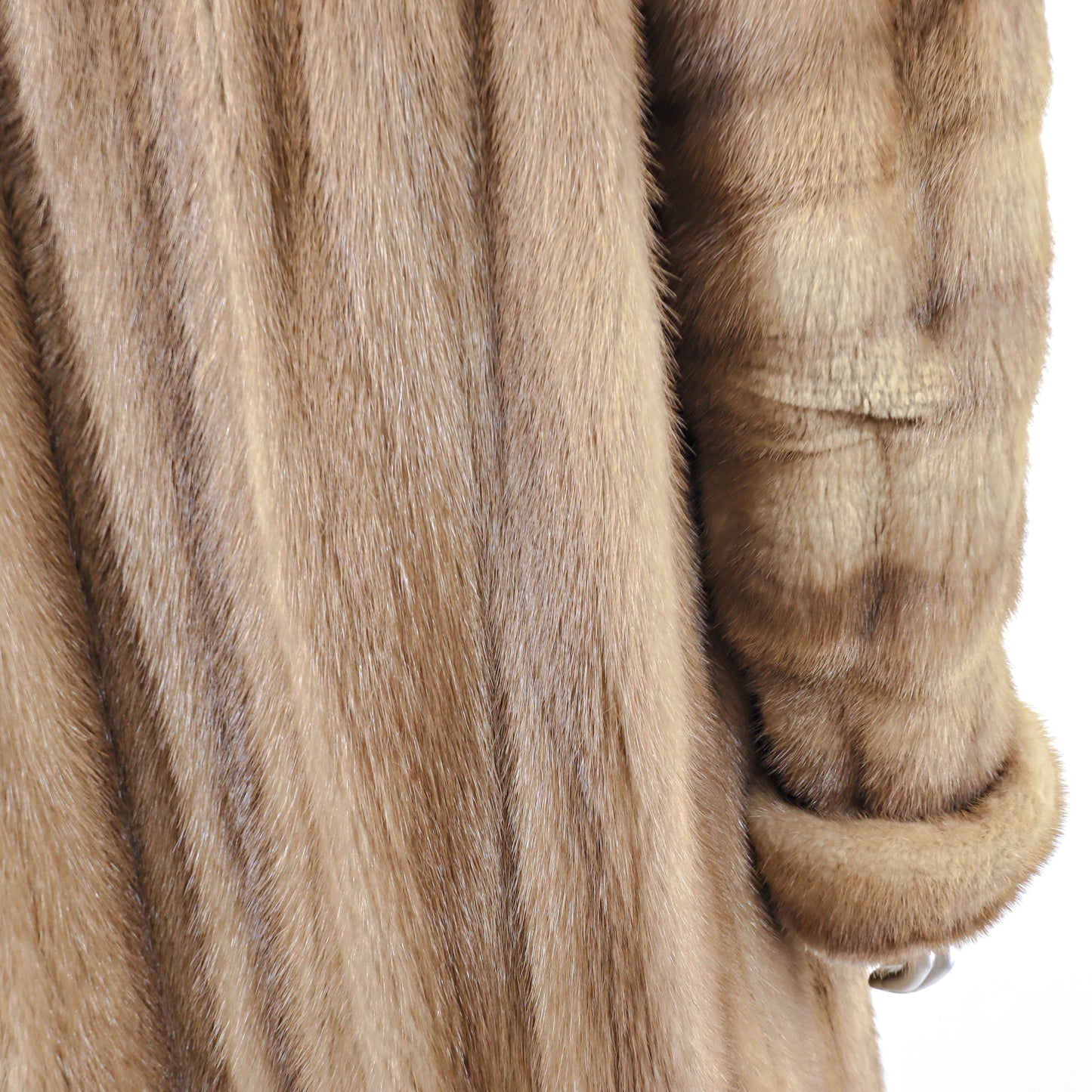 Light Brown Mink Coat- Size XL