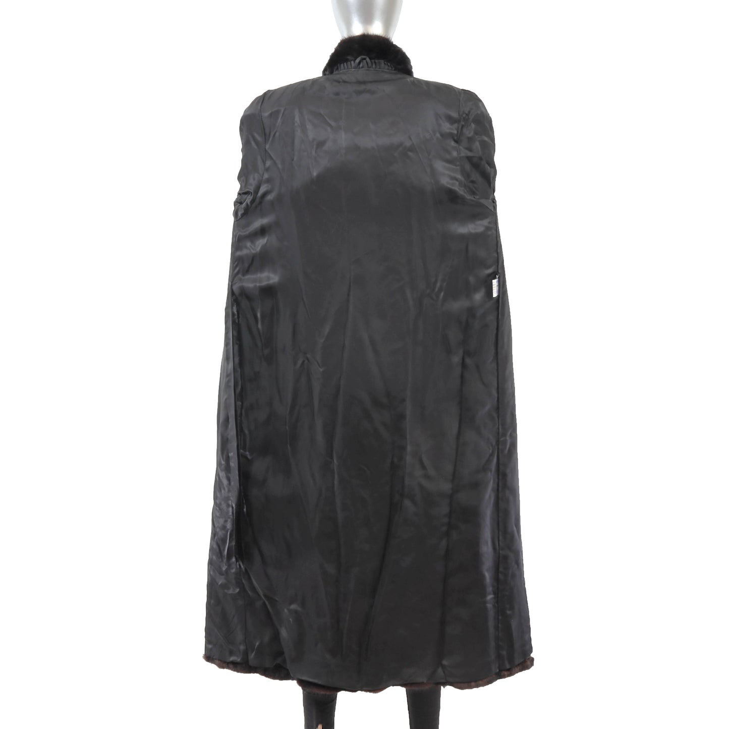 Black Mink Coat- Size S