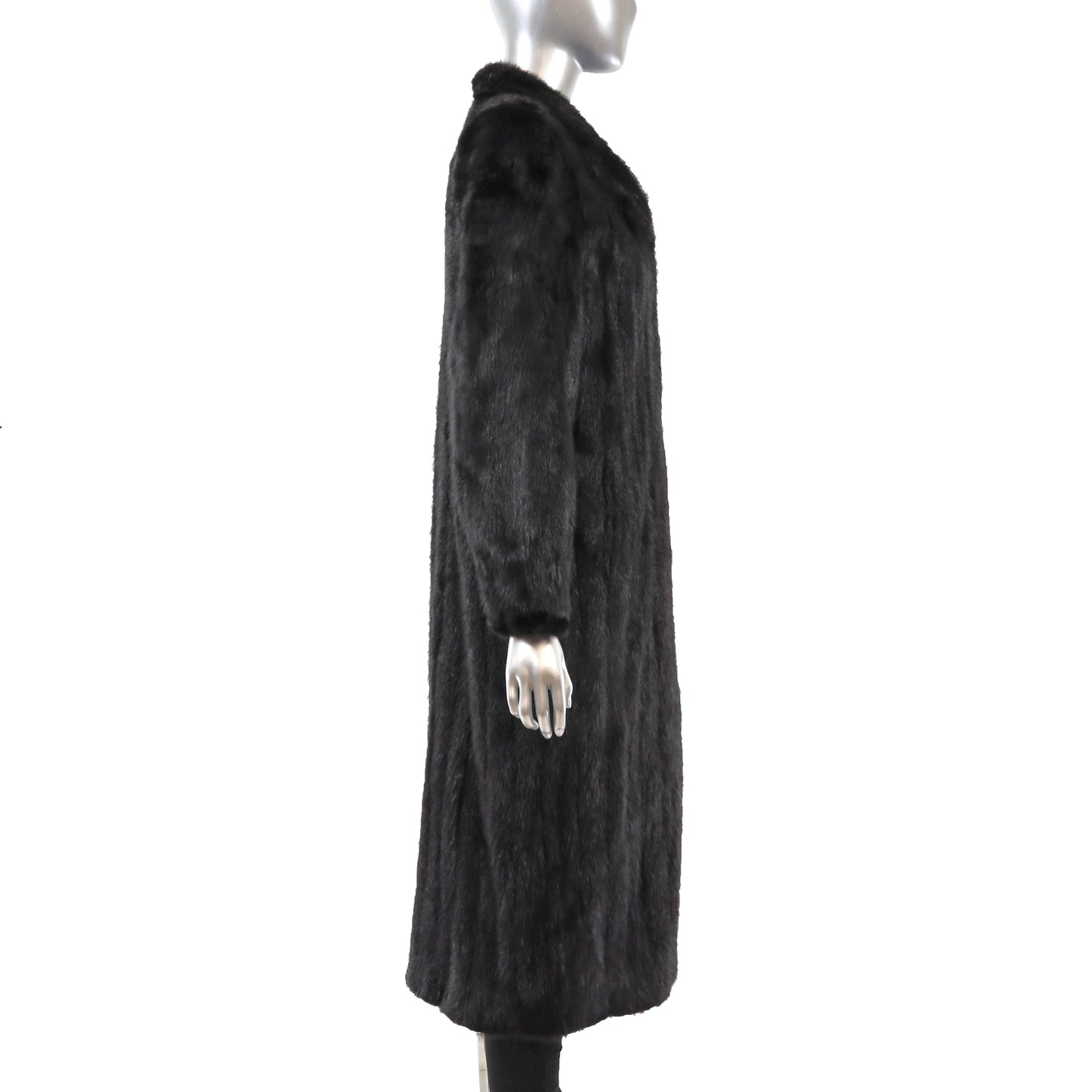 Black Mink Coat- Size S