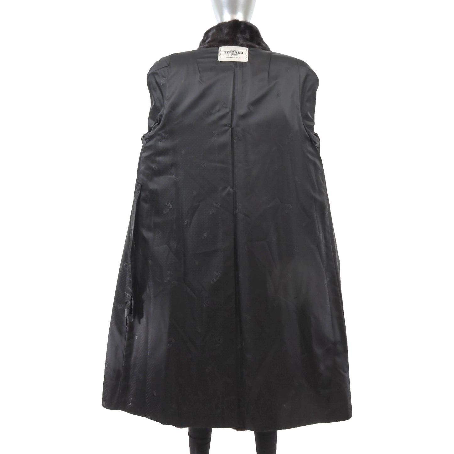 Black Mink Coat- Size L