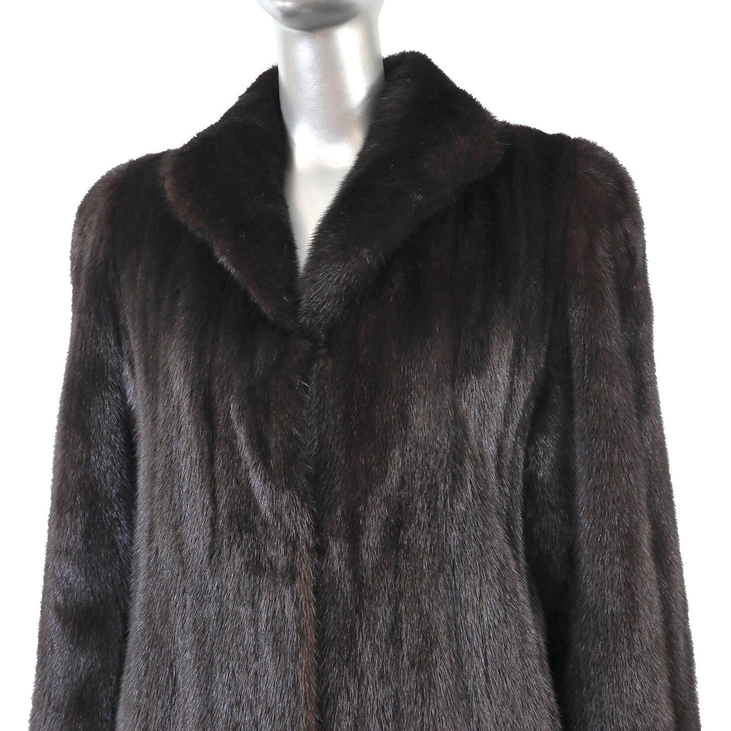 Black Mink Coat- Size L
