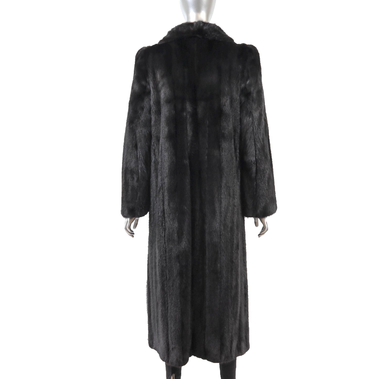 Black Mink Coat- Size M