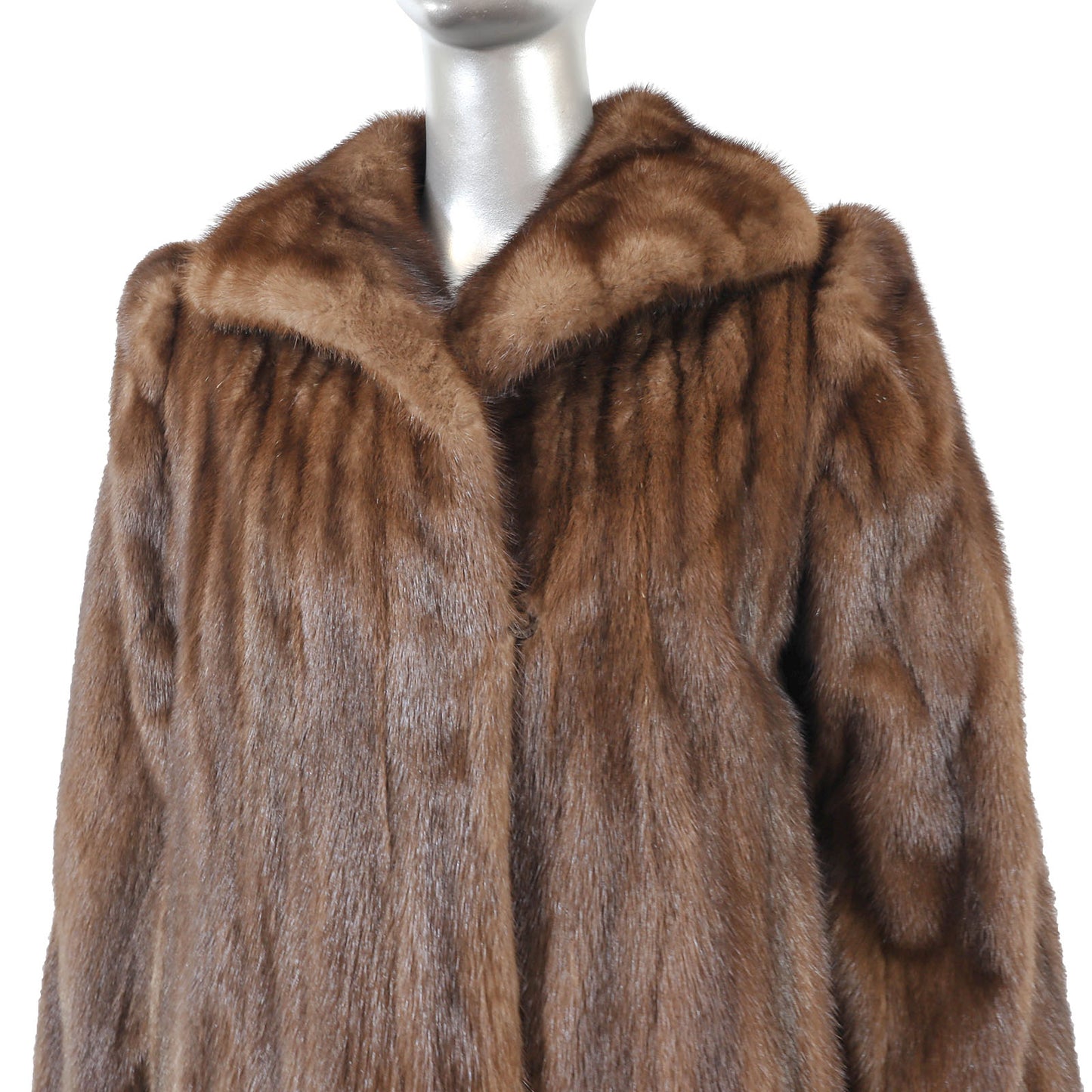 Brown Mink Coat- Size S