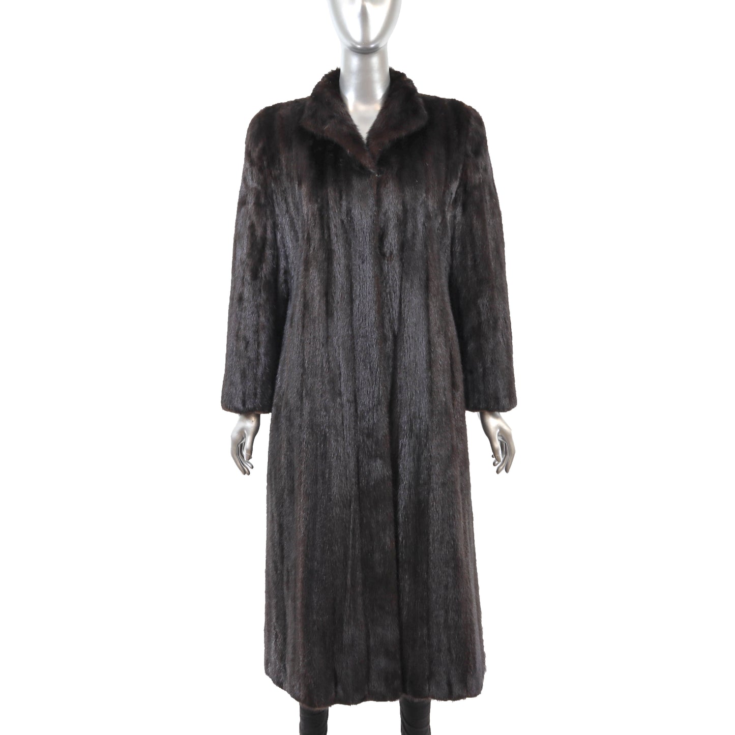 Dark Brown Mink Coat- Size S