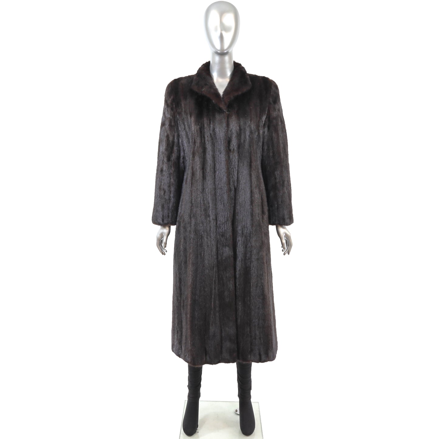 Dark Brown Mink Coat- Size S