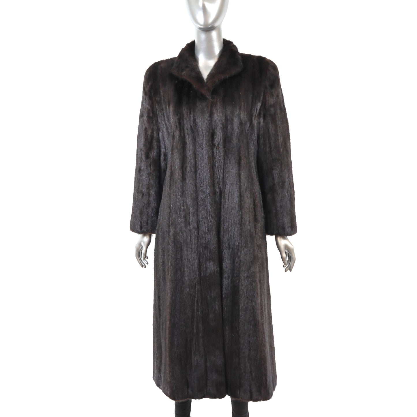 Dark Brown Mink Coat- Size S