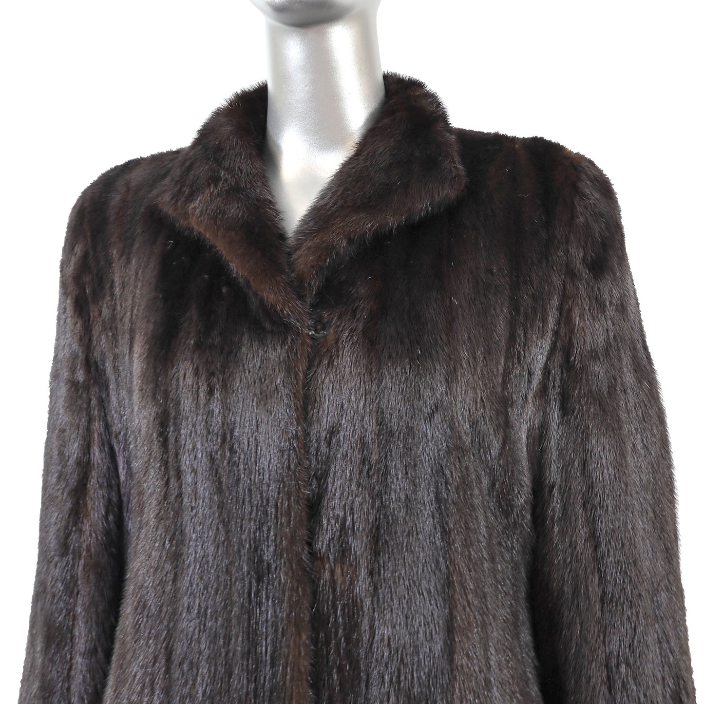 Dark Brown Mink Coat- Size S